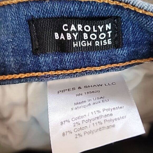 VERONICA BEARD Carolyn High Rise Baby Boot Jeans - Picture 7 of 8